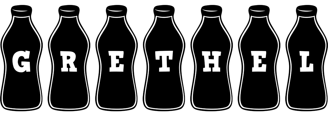 Grethel bottle logo