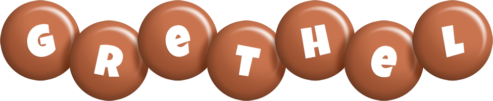 Grethel candy-brown logo