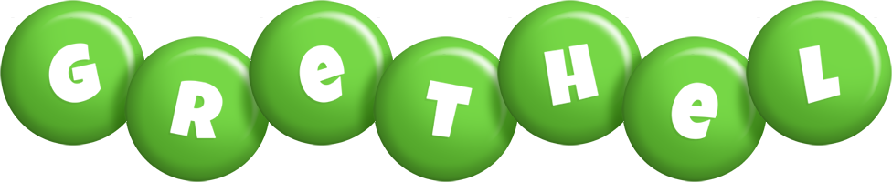 Grethel candy-green logo