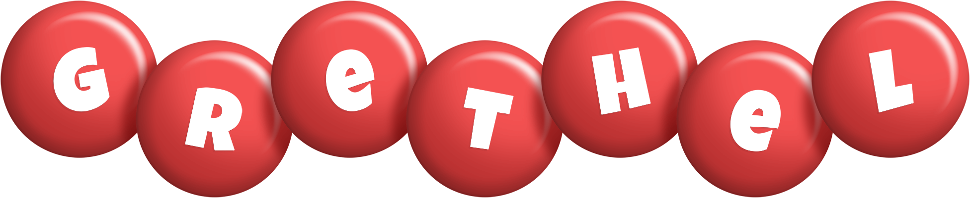 Grethel candy-red logo