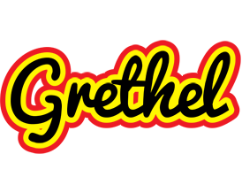 Grethel flaming logo