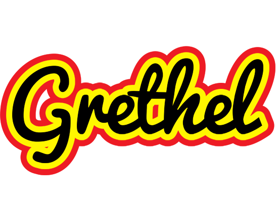 Grethel flaming logo