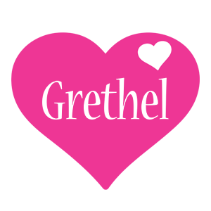 Grethel love-heart logo