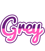 Grey cheerful logo