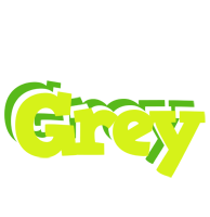 Grey citrus logo