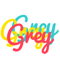 Grey disco logo