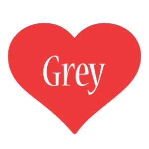 Grey love logo