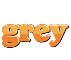Grey orange logo