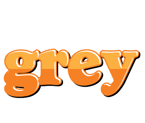 Grey orange logo
