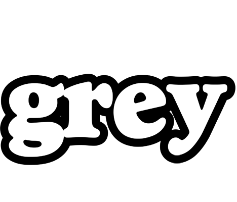 Grey panda logo