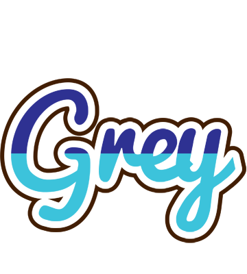 Grey raining logo