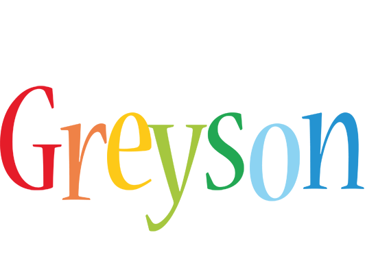 Greyson birthday logo