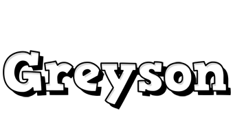 Greyson snowing logo