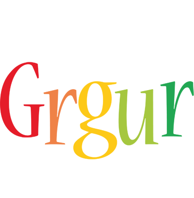 Grgur birthday logo