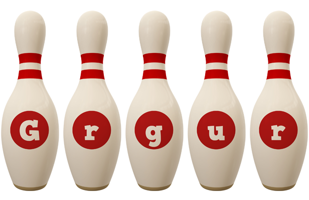 Grgur bowling-pin logo