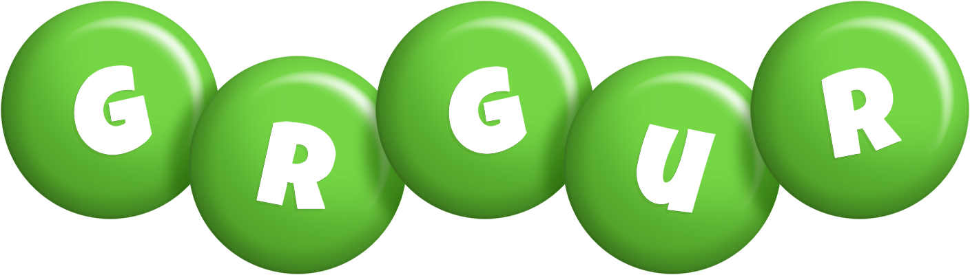 Grgur candy-green logo