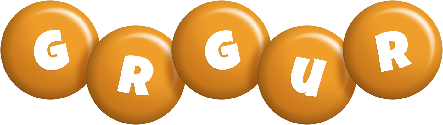 Grgur candy-orange logo