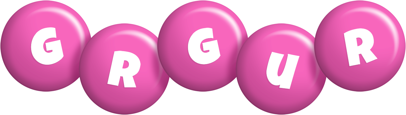 Grgur candy-pink logo