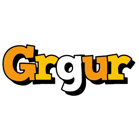 Grgur cartoon logo