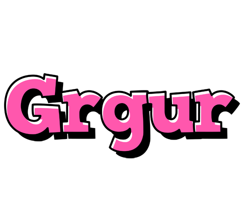 Grgur girlish logo