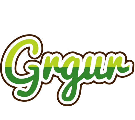 Grgur golfing logo