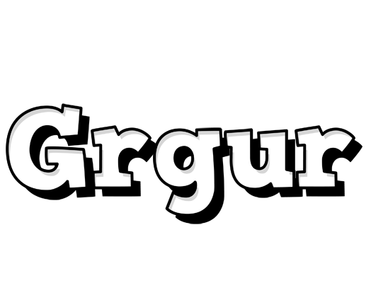 Grgur snowing logo