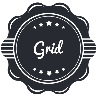 Grid badge logo