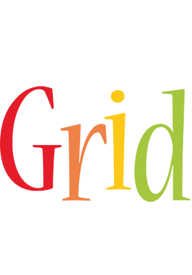 Grid birthday logo
