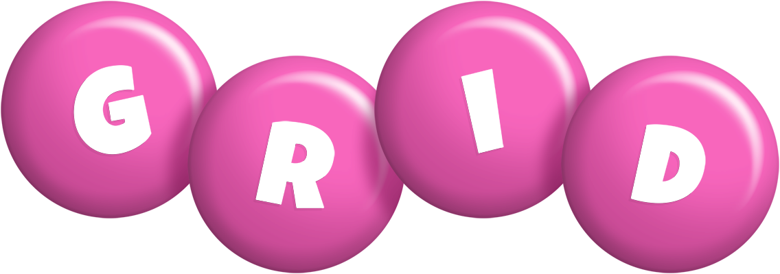Grid candy-pink logo