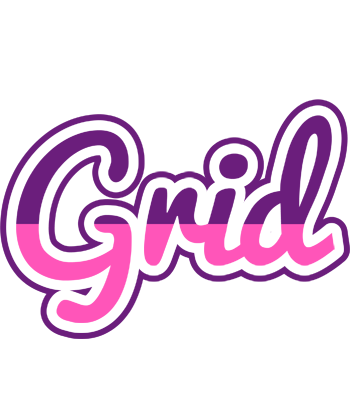 Grid cheerful logo