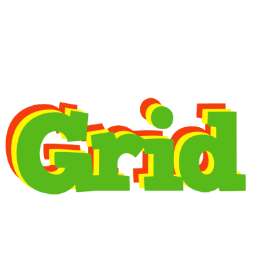 Grid crocodile logo