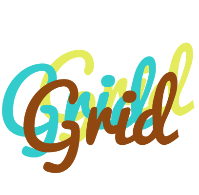 Grid cupcake logo