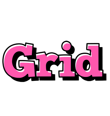 Grid girlish logo