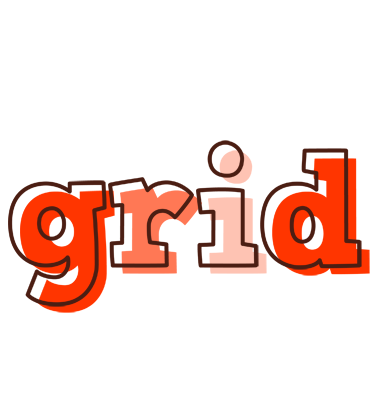 Grid paint logo