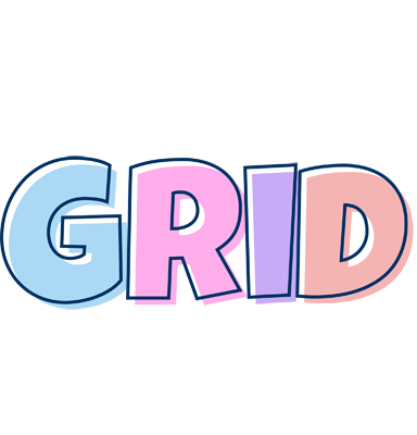 Grid pastel logo
