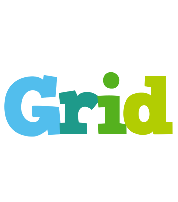 Grid rainbows logo