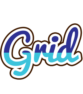 Grid raining logo