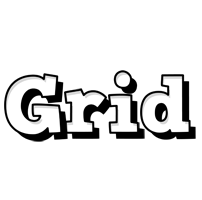 Grid snowing logo