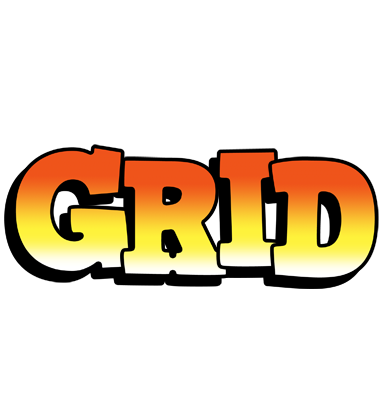 Grid sunset logo