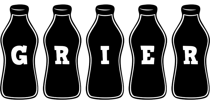Grier bottle logo