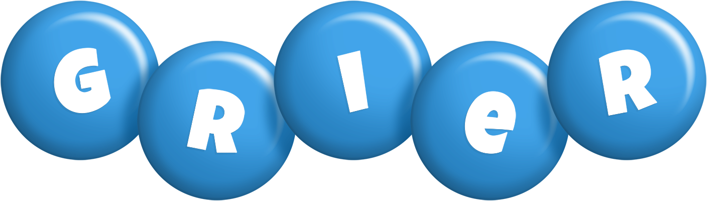 Grier candy-blue logo