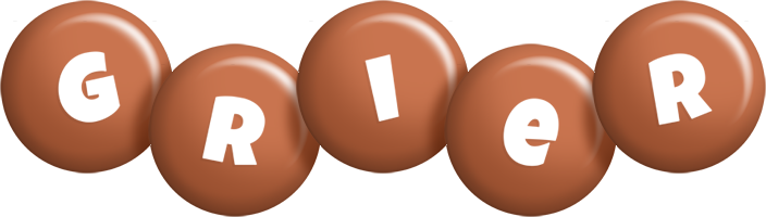 Grier candy-brown logo