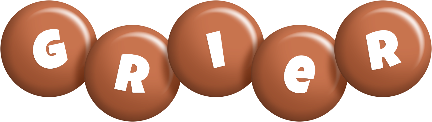 Grier candy-brown logo