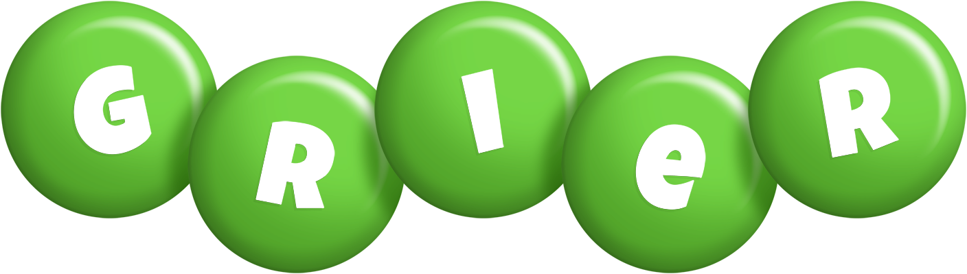 Grier candy-green logo