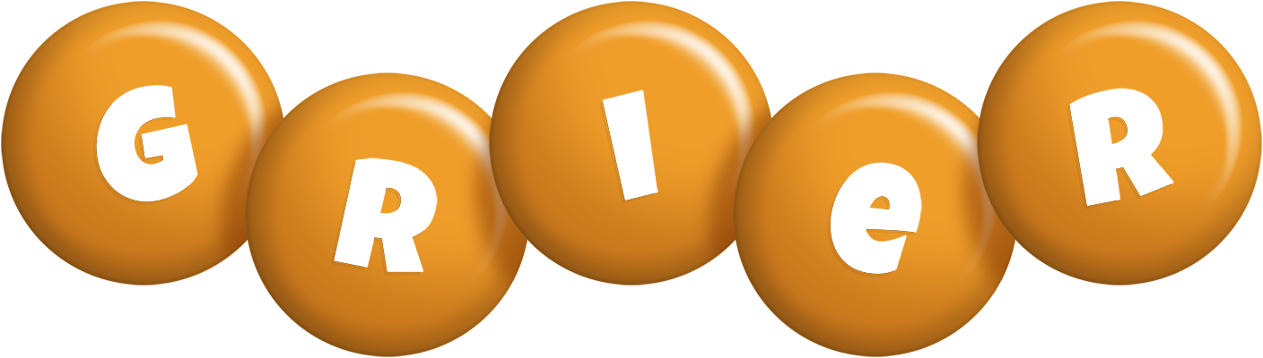 Grier candy-orange logo