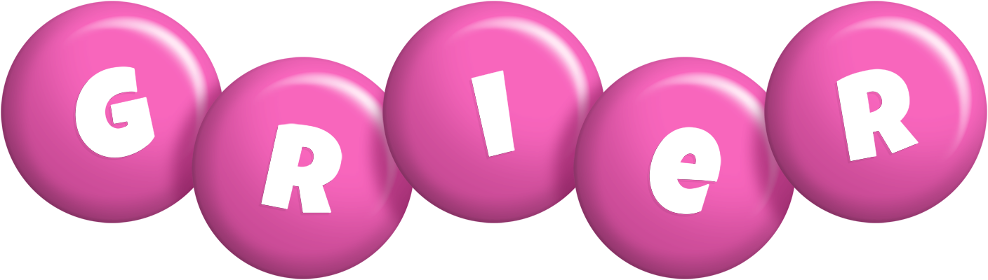 Grier candy-pink logo