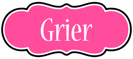 Grier invitation logo