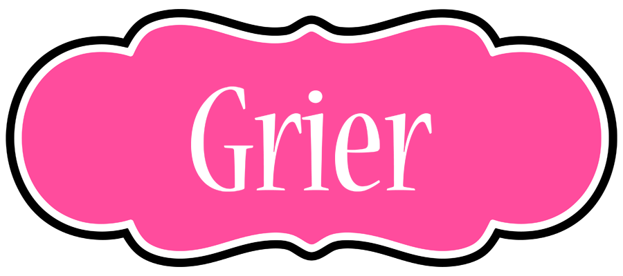 Grier invitation logo