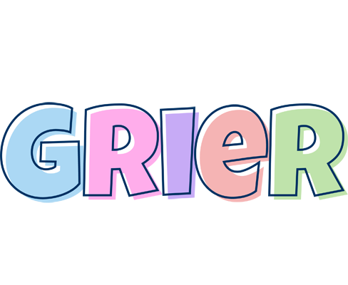 Grier pastel logo