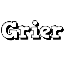 Grier snowing logo